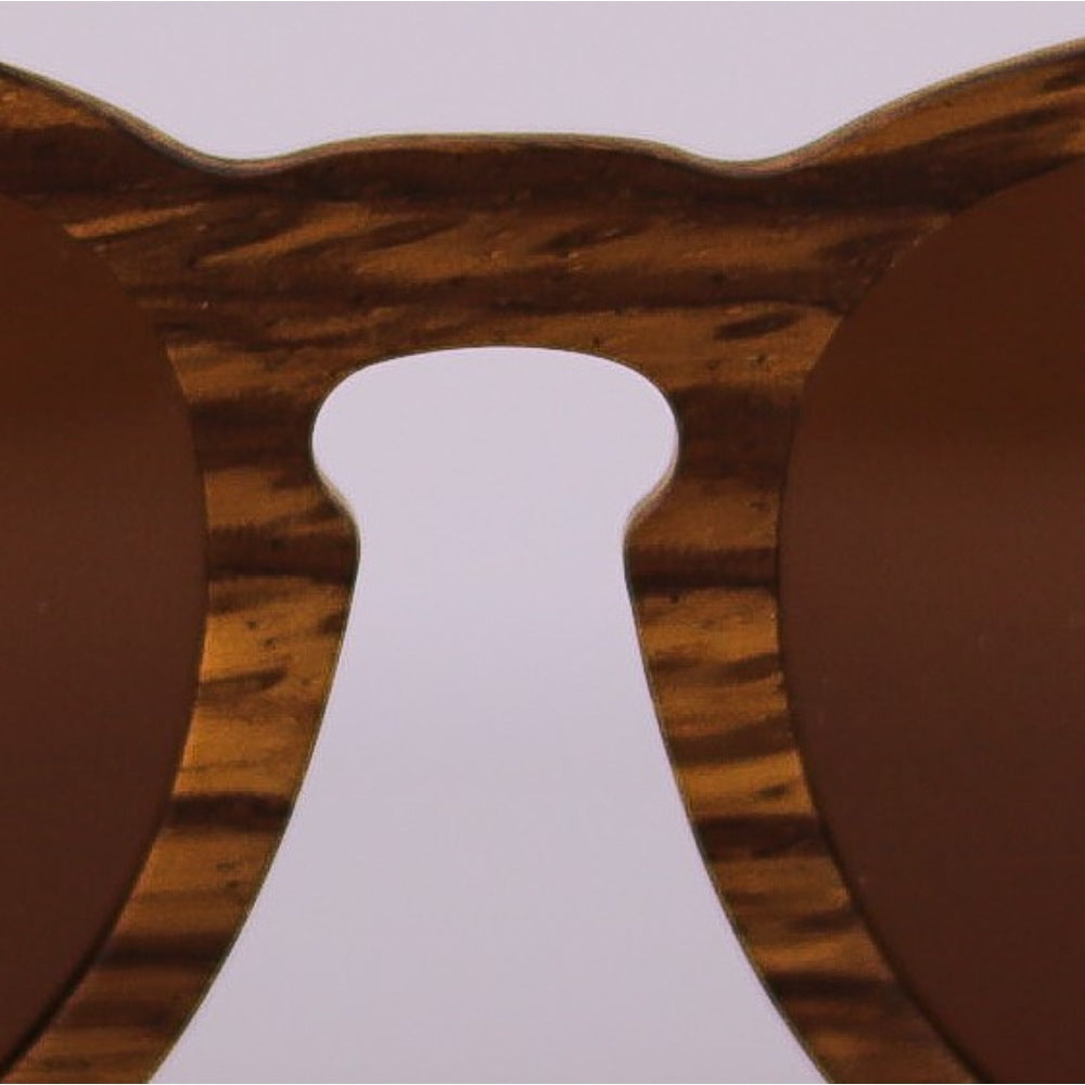 Detalle Puente  Gafas de Sol polarizadas de madera ELLIOT WOLF 