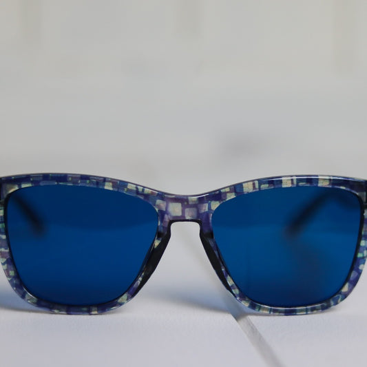 Frontal Gafas de sol polarizadas MONDRIAN BLUE