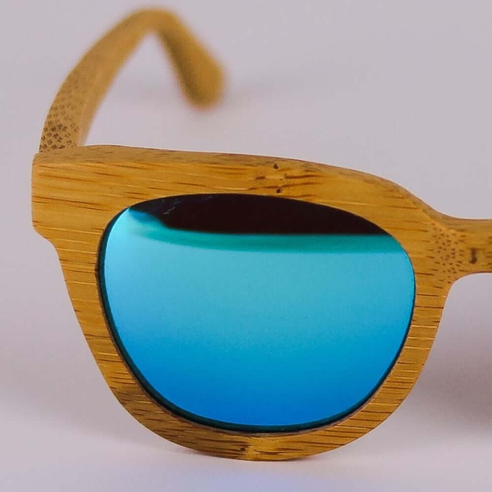 Lente Gafas de sol polarizada de madera BAMBUDY RIMM UV400