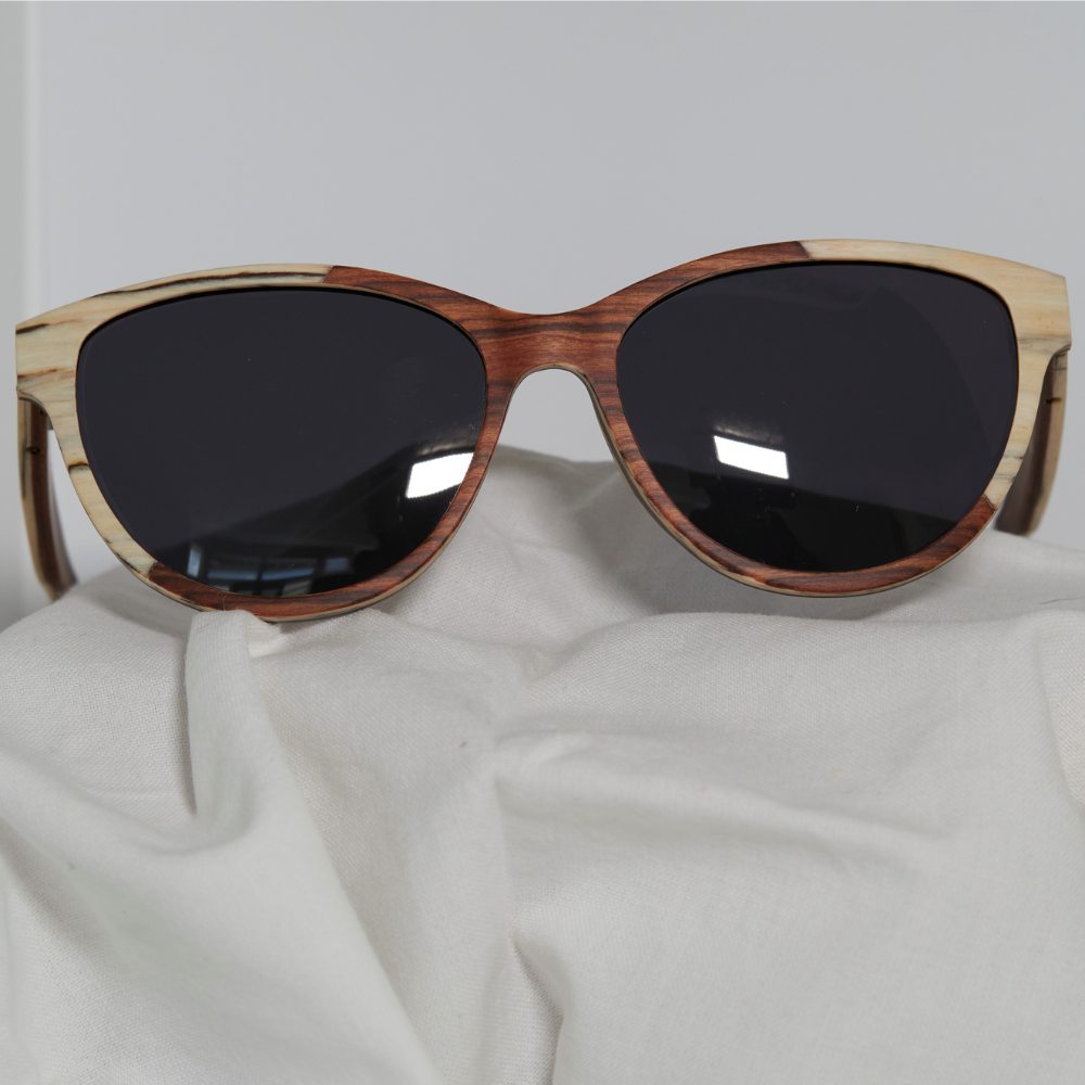Frontal Gafas de sol de madera CRAZY WOODIE