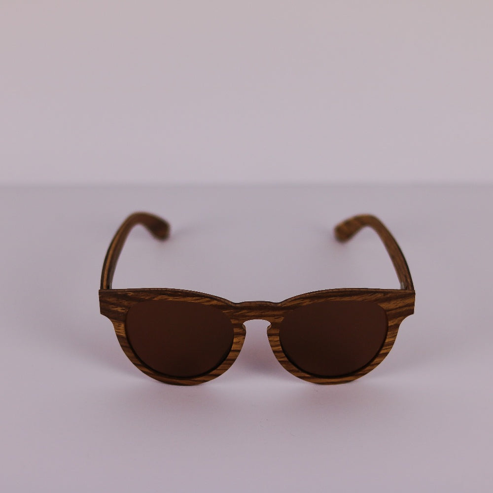 Frontal Gafas de Sol polarizadas de madera ELLIOT WOLF UV400