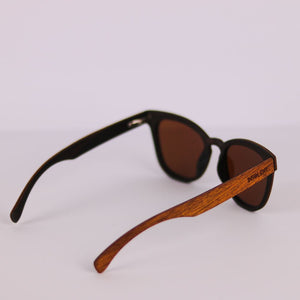 Perfil con logo Gafas de sol de madera cat-eye GUNET STARLITE