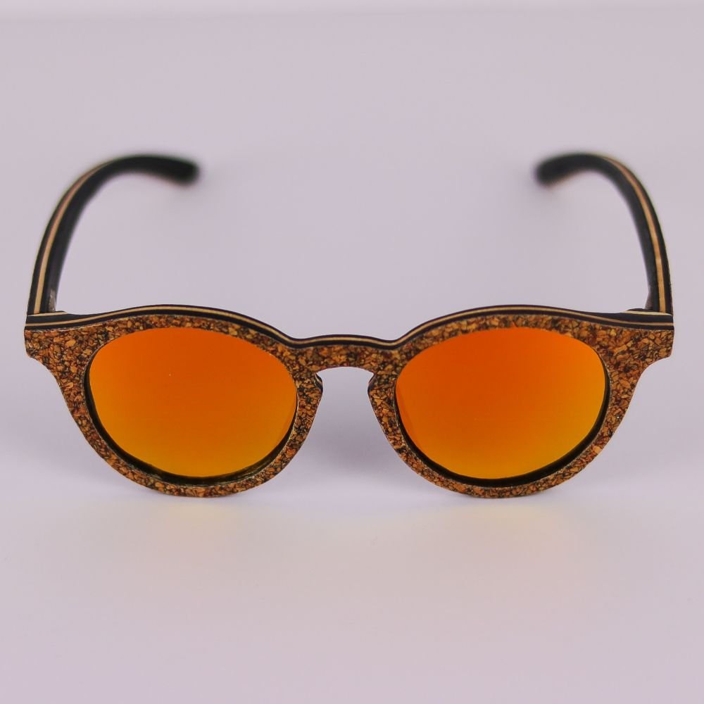 Frontal Gafas de sol de madera MILOS PEAK