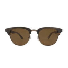 Cargar imagen en el visor de la galería, Frontal Gafas de sol polarizadas MASTERCLUB UV400 montura marrón