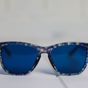 Frontal Gafas de sol polarizadas MONDRIAN BLUE