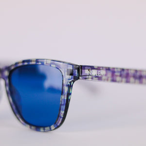 Detalle Lente Gafas de sol polarizadas MONDRIAN BLUE logo INSOLENT
